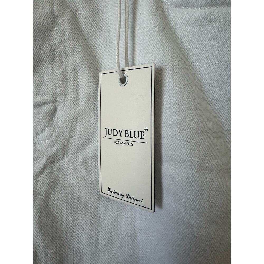 NWT Judy Blue White Capri Jeans Mid Rise JB78107 WHT 13/31 - Picture 12 of 12